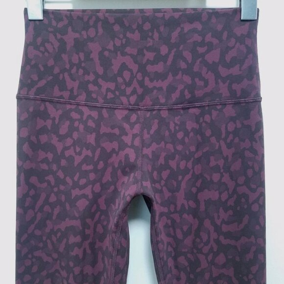 Lululemon Align Women's 6 Small Pant II Formation Camo Purple Adobe Multi Dark - Picture 4 of 13
